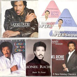 Lionel Richie 4 CD After Show Concert Pass Lot Hits + Dancing Ceiling UK + Xmas